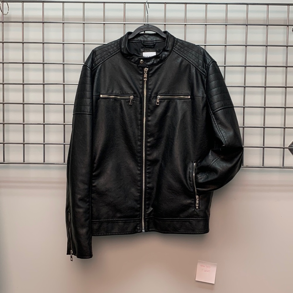 Faux Leather Jacket